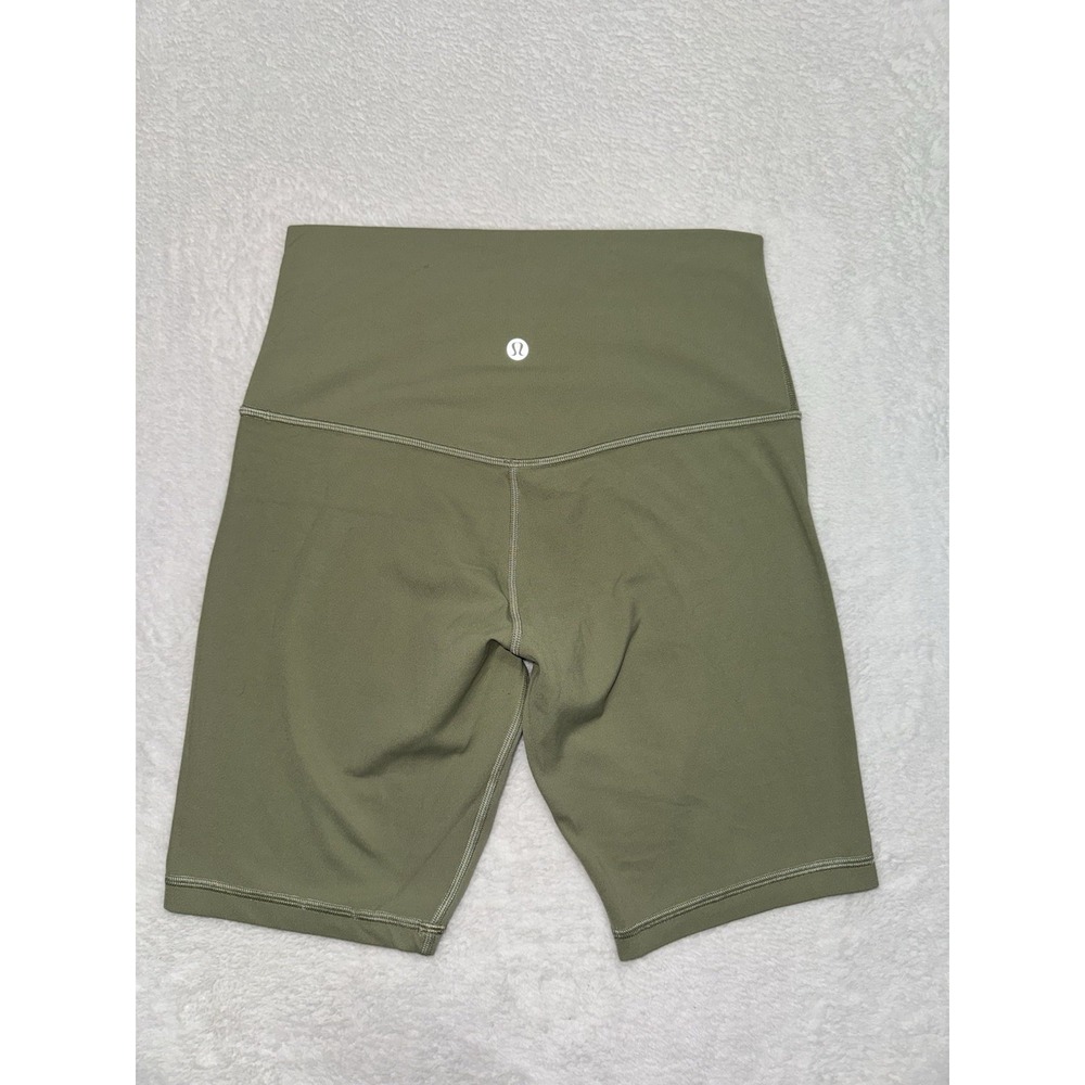 Lululemon Women's Green High-Rise Align Shorts Yoga Workout Exercise Sz 6